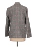 Ebossy 100% Polyester Plaid Gray Blazer Size L - photo 2