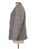 Ebossy 100% Polyester Plaid Gray Blazer Size L - photo 5