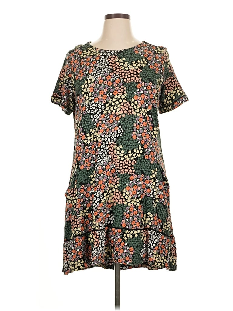 Pre-owned Fat Face Casual Dress In Green