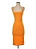 Zara Solid Orange Cocktail Dress Size S - photo 1