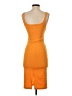 Zara Solid Orange Cocktail Dress Size S - photo 2
