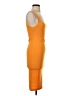 Zara Solid Orange Cocktail Dress Size S - photo 4