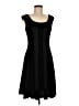 Connected Apparel Black Casual Dress Size 8 - photo 1