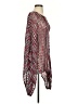 Peruvian Connection Red Burgundy Poncho Size XS - Sm - photo 4