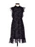 Koko + Mason 100% Polyester Stars Black Cocktail Dress Size M - photo 1