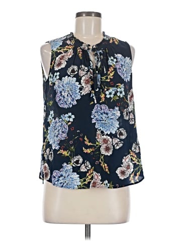 Daniel Rainn Sleeveless Silk Top (view 1)