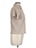 All:Row Tan Short Sleeve Blouse Size L - photo 4