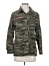 Caslon 100% Cotton Camo Green Jacket Size S (petite) - photo 1