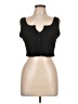 Shein Black Sleeveless Blouse Size 12 - photo 1