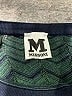 M Missoni Chevron-herringbone Green Blue Pullover Sweater Size EU (IT) 46 / US 10 - photo 7