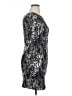 Bongo Graphic Silver Cocktail Dress Size XL - photo 4