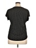 Chico's Polka Dots Black Short Sleeve Top Size Lg (2) - photo 2