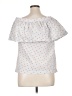 Koch 100% Cotton White Short Sleeve Blouse Size L - photo 2