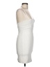 Herve Leger White Cocktail Dress Size S - photo 4