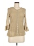Chadwicks 100% Cotton Tan Cardigan Size M - photo 1