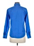 Foxcroft Solid Blue Long Sleeve Button-Down Shirt Size 6 (petite) - photo 2