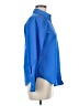 Foxcroft Solid Blue Long Sleeve Button-Down Shirt Size 6 (petite) - photo 4