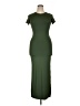 Daisy Solid Green Casual Dress Size XL - photo 1