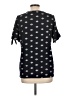Ann Taylor LOFT Black Short Sleeve Blouse Size L - photo 2