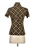 EP Pro Argyle Brown Short Sleeve Blouse Size S - photo 2