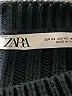 Zara 100% Cotton Black Turtleneck Sweater Size XS - photo 7