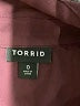 Torrid 100% Polyester Burgundy Long Sleeve Blouse Size Lg Plus (0) - photo 7