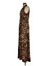 Boston Proper Animal Print Brown Casual Dress Size M - photo 5