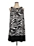 Elementz Animal Print Black Casual Dress Size XL - photo 1
