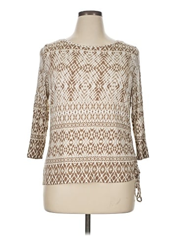 Ruby Rd. 3/4 Sleeve Top (view 1)