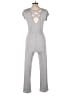 Caution to the Wind Solid Gray Jumpsuit Size S - photo 2