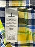 Carter's 100% Cotton Plaid Yellow Long Sleeve Button-Down Shirt 0-3 MO / 3 MO - photo 4