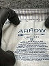 Arrow 100% Cotton Solid Gray Dress Pants Size 12 - photo 3