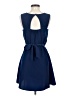 BCX 100% Polyester Solid Blue Casual Dress Size S - photo 2
