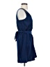 BCX 100% Polyester Solid Blue Casual Dress Size S - photo 4