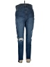 Madewell Solid Blue Jeans Size 32 waist - photo 1