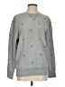Merona 100% Cotton Print Gray Sweatshirt Size S - photo 1