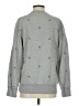 Merona 100% Cotton Print Gray Sweatshirt Size S - photo 2