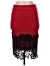 Olivia Blu 100% Polyester Graphic Red Formal Skirt Size S - photo 1