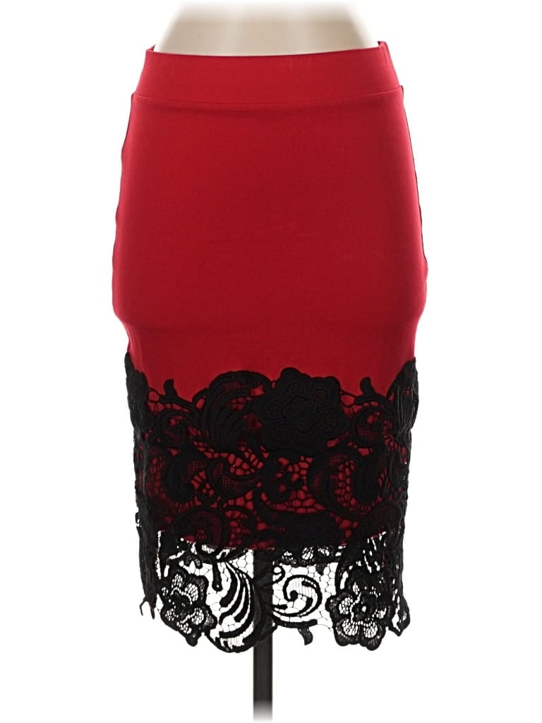 Pre-owned Olivia Blu Formal Skirt In Red