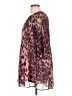 Roaman's 100% Polyester Animal Print Burgundy Casual Dress Size 12 - photo 5