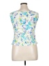 Erika Blue Sleeveless Top Size XL - photo 2