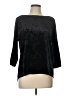 Spense Black 3/4 Sleeve Top Size L - photo 1