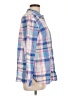 Talbots Plaid Blue Long Sleeve Button-Down Shirt Size L - photo 4
