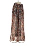 Truth NYC 100% Polyester Paisley Brown Casual Pants Size S - photo 2