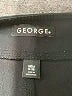 George Solid Black Dress Pants Size M - photo 4