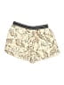 Primark 100% Polyester Print Gold Athletic Shorts Size 6 - 8 - photo 1