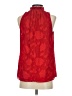 MICHAEL Michael Kors 100% Polyester Red Sleeveless Blouse Size S - photo 2