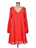 floryday Solid Orange Casual Dress Size M - photo 1