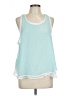Event 100% Polyester Teal Sleeveless Blouse Size L - photo 1