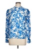 Shein 100% Polyester Blue Long Sleeve Blouse Size L - photo 1